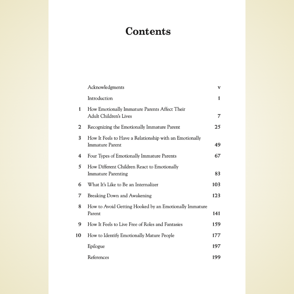 Adult Children of Emotionally Immature Parents: How to Heal from Distant, Rejecting, or Self-Involved Parents