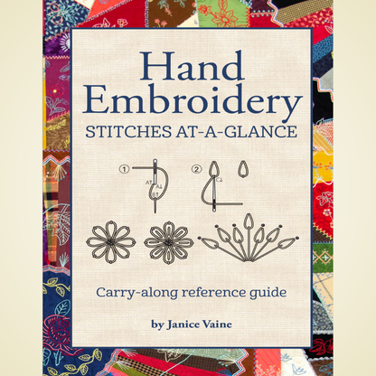 Hand Embroidery Stitches At-A-Glance: Carry-Along Reference Guide