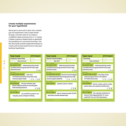 Testing Business Ideas: A Field Guide for Rapid Experimentation by David J. Bland